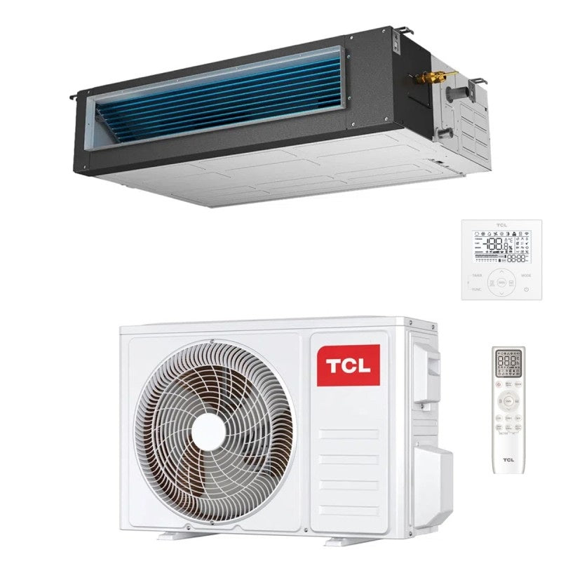 Airconditioner TCL kanaliseerbare inverter 18000 Btu R-32 Wi-Fi optioneel met seriecommando's