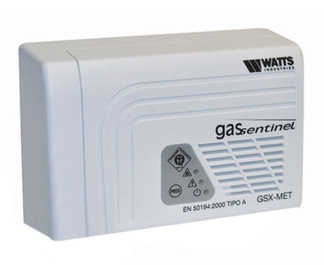 Externe gaslekdetector Watts met akoestisch alarm en verlichting 230 V Max. 3W bereik Contactrelais 5A-250 V GPL 220 V Gs1-GPL Code