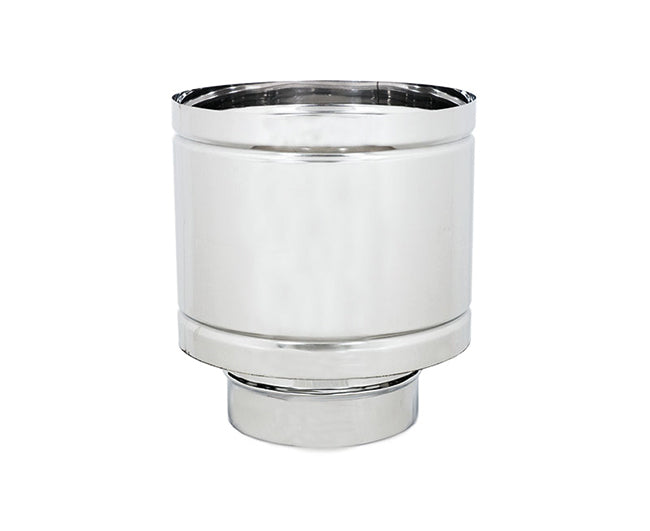 Terminal Antivent Type Monoparette Materiaal RVS AISI 316 Voor rookbuis Diameter 120 mm