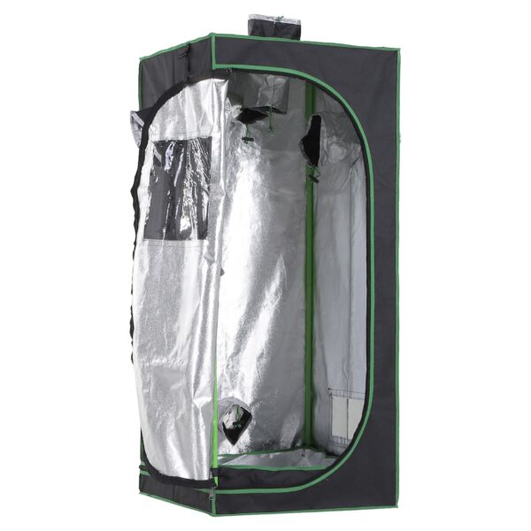 EASYCOMFORT Hydroponische kweektent in Mylar en Oxford 600D om licht te reflecteren. Kweektent 60x60x140 cm.
