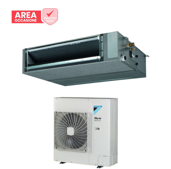 Retouren IN DE GEBIED Airconditioner Daikin Bluevolution Channeled Media Prevalentie 36000 Btu FBA100A + AZAS100MUV Monofase R-32 Wi-Fi Optioneel