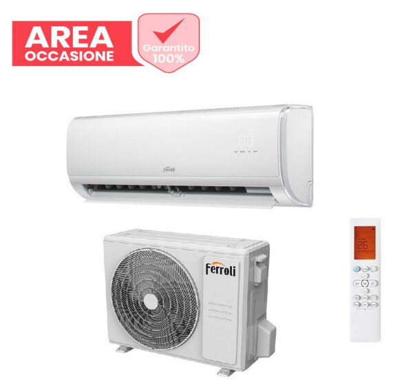 Retouren Airconditioner Ferroli Inverter-serie GIADA S 12000 Btu 2CP001IF R-32 Wi-Fi Geïntegreerd