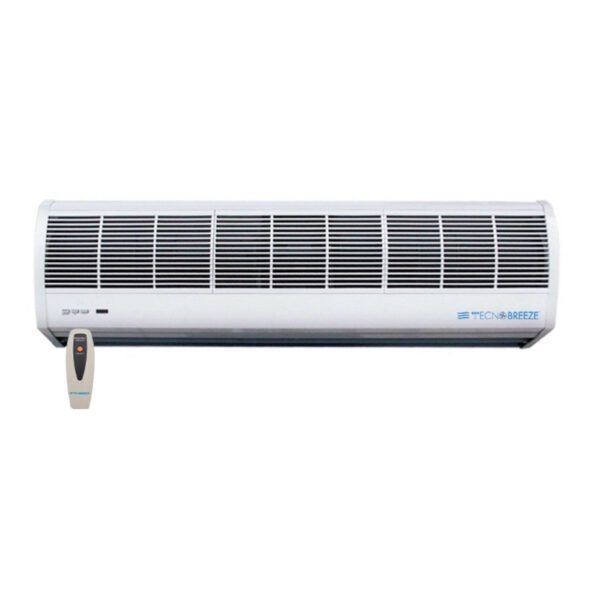 KOOPJESGEBIED Centrifugaal luchtgordijn Tecnogas Tecnobreeze model NATURAL WIND 150 150 cm met afstandsbediening code 14203