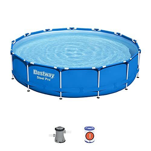 Bestway 5612E Steel Pro bovengronds zwembad Ø (396x84h) met filterpomp 8.680 liter