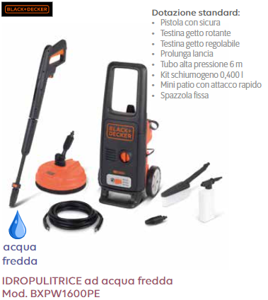 Black &amp Decker BXPW1600PE 98297 hogedrukreiniger
