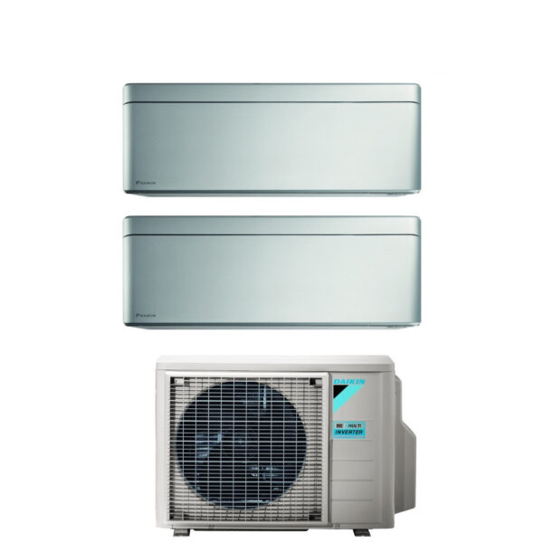 immagine-1-climatizzatore-condizionatore-daikin-bluevolution-dual-split-inverter-serie-stylish-total-silver-7_12-con-2mxm68n-r-32-wi-fi-integrato-7000_12000-colore-grigio-garanzia-ita