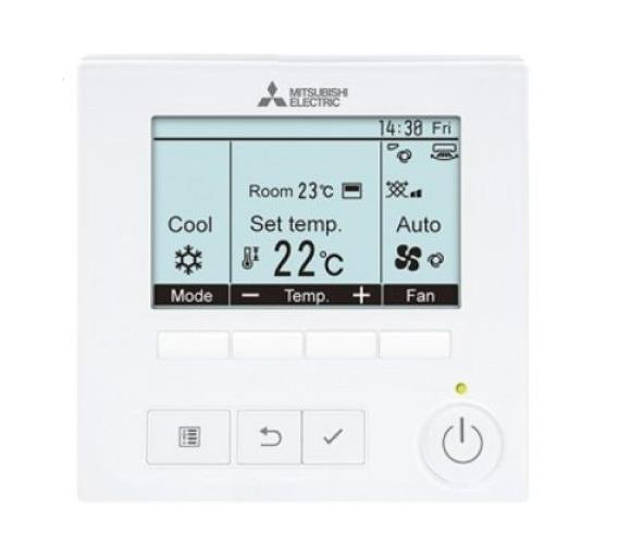 Afstandsbediening voor Mitsubishi Deluxe kabel cod. PAR-40MAA (serie binnenunits M/S/P)