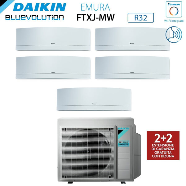 immagine-1-daikin-climatizzatore-condizionatore-daikin-bluevolution-penta-split-inverter-serie-emura-white-779912-con-5mxm90n-r-32-wi-fi-integrato-700070009000900012000-colore-bianco