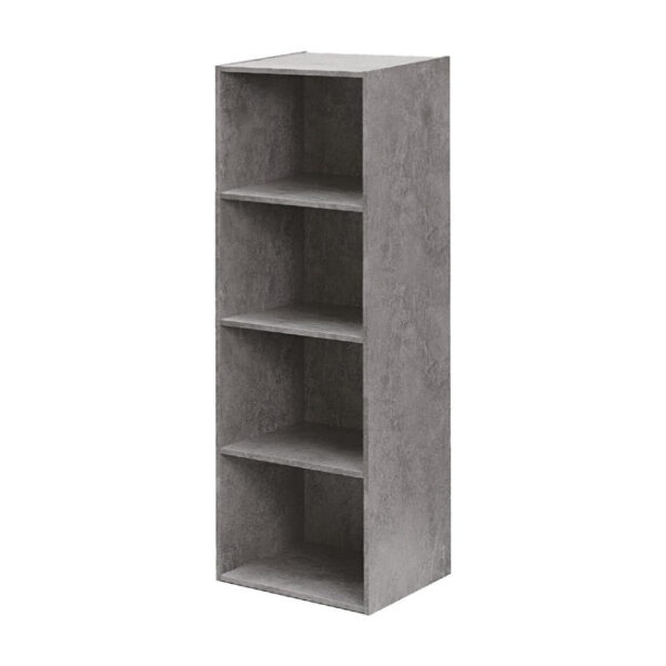 immagine-1-divina-home-libreria-in-legno-4-ripiani-scaffale-cemento-l-40-x-h-29-x-h-132-cm-ean-8056157803386-jpg