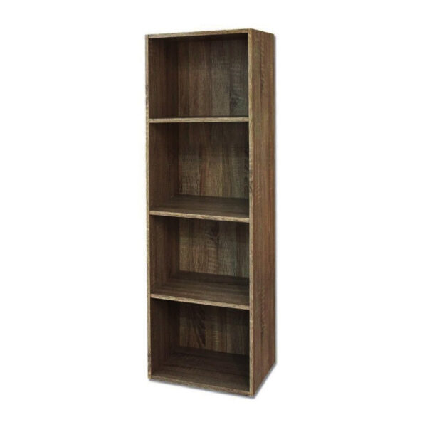 immagine-1-divina-home-libreria-in-legno-4-ripiani-scaffale-noce-l-40-x-h-29-x-h-132-cm-ean-8056157803409-jpg