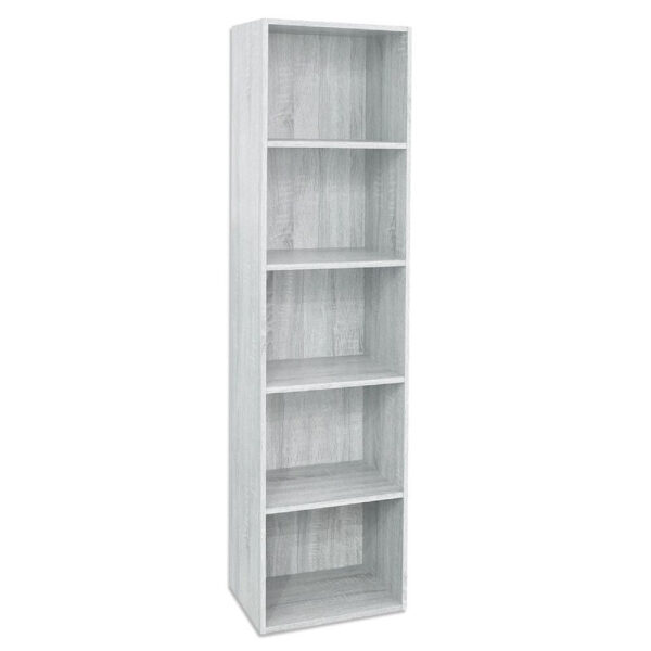 immagine-1-divina-home-libreria-in-legno-5-ripiani-scaffale-bianco-l-40-x-h-29-x-h-172-cm-ean-8059591735251-jpg