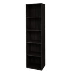 immagine-1-divina-home-libreria-in-legno-5-ripiani-scaffale-wenge-l-40-x-h-29-x-h-172-cm-ean-8056157803430-jpg