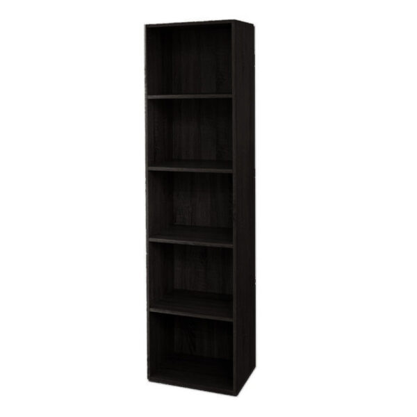 immagine-1-divina-home-libreria-in-legno-5-ripiani-scaffale-wenge-l-40-x-h-29-x-h-172-cm-ean-8056157803430-jpg