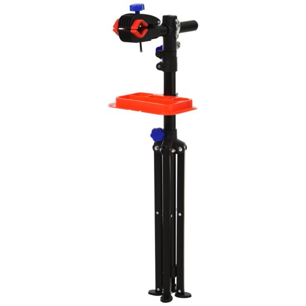 EASYCOMFORT Fietsonderhoudsstandaard met 360° klem en zwarte gereedschapsbak