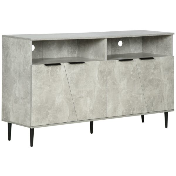 immagine-1-easycomfort-easycomfort-credenza-moderna-con-armadietti-a-2-ante-e-mensole-regolabili-147x40x83cm-effetto-marmo-grigio-jpg