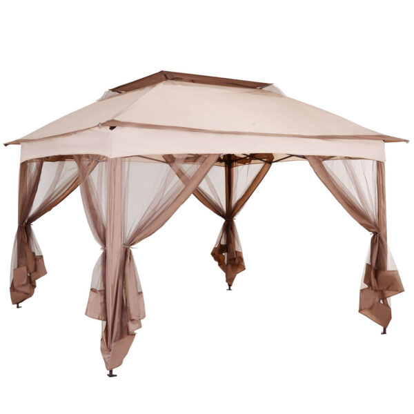 immagine-1-easycomfort-easycomfort-gazebo-doppio-tetto-impermeabile-con-zanzariere-marrone-3-25×3-25m-ean-8055776912325-jpg