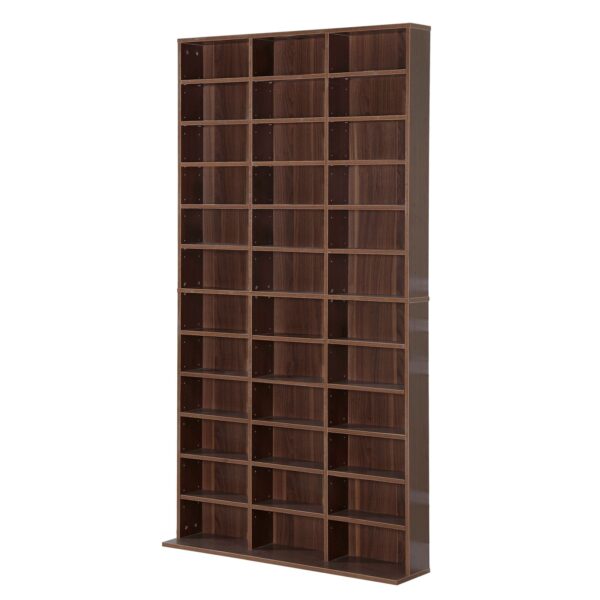 immagine-1-easycomfort-easycomfort-libreria-modulare-mobile-porta-cd-classica-36-scompartimenti-regolabili-legno-195-102-23-5cm-ean-8054144135328-jpg