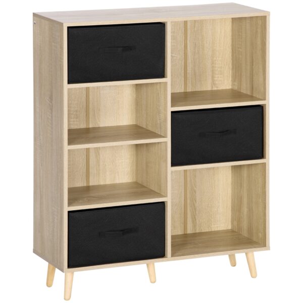 immagine-1-easycomfort-easycomfort-libreria-scaffale-a-7-vani-con-3-cassetti-rimovibili-e-pieghevoli-90x30x102-5cm-legno-jpg
