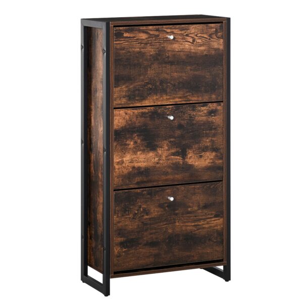 immagine-1-easycomfort-easycomfort-mobile-scarpiera-salvaspazio-stile-industriale-per-12-paia-di-scarpe-legno-e-metallo-60x24x115cm-marrone-e-nero-jpg