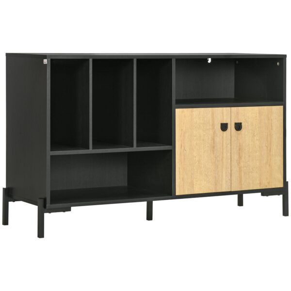 immagine-1-easycomfort-easycomfort-mobiletto-da-salotto-a-doppia-anta-con-5-ripiani-aperti-in-truciolato-120x40x74cm-jpg