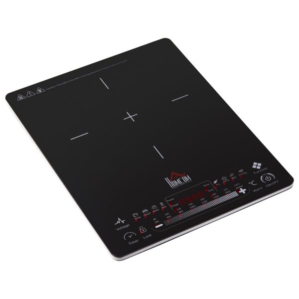 EASYCOMFORT Draagbare inductieplaat met LED-display - Zwart