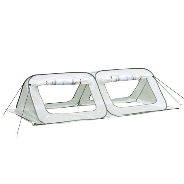 EASYCOMFORT Tuinkas Landbouwkassen Prijzen Opvouwbaar 4 Scharnierende Deuren en Transporttas