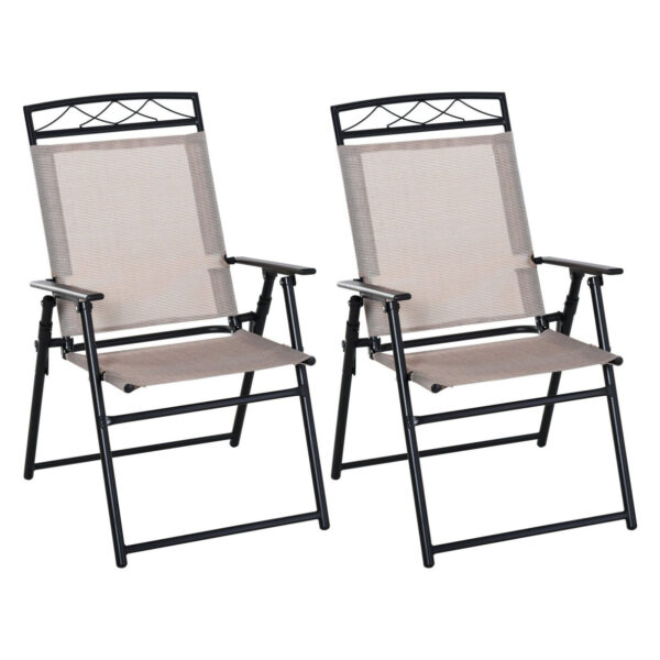immagine-1-easycomfort-easycomfort-set-di-2-sedie-pieghevoli-da-giardino-con-braccioli-in-metallo-e-textilene-beige-e-nero-ean-8054144137766-jpg