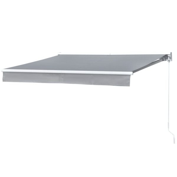 EASYCOMFORT Buitenzonwering met rolarmen 250x200cm Grijs