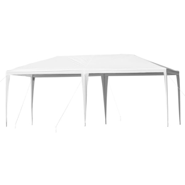 EASYCOMFORT Opvouwbare tuintent met klamboe 595x295x255cm Wit