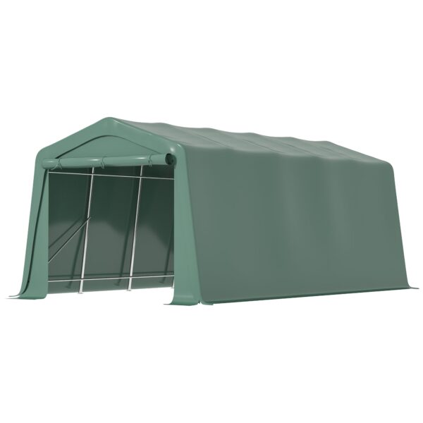 EASYCOMFORT Autoluifel met ritsen en haringen, 600x255-310x255cm, Groen