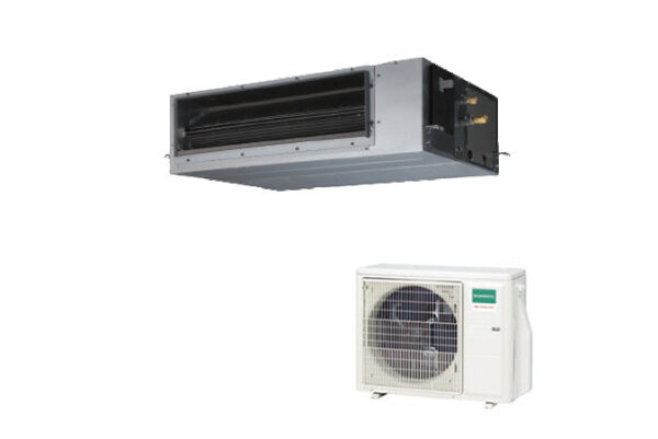 Airconditioner Fujitsu Channeled Canalizable Series KHT 22000 Btu R-32 A++ ARXG22KHTAP Middelhoge/hoge prevalentie Opdracht Uitgesloten
