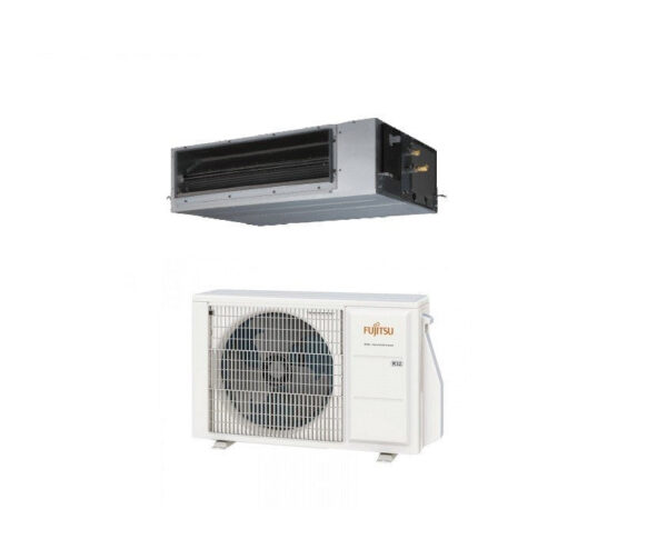 Fujitsu Kanaalairconditioner Kanaalairco KHT-serie 24000 Btu R-32 cod. 3NGF89485 A++ ARXG24KHTAP medium/hoge opvoerhoogte - NIEUW