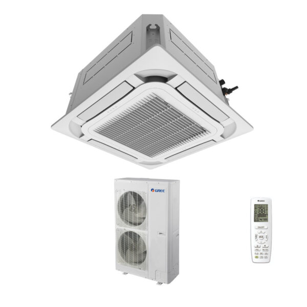 immagine-1-gree-climatizzatore-condizionatore-gree-a-cassetta-a-8-vie-60000-btu-gud160ta-t-r-32-wi-fi-optional-trifase-con-telecomando-e-pannello-incluso-novita-jpg