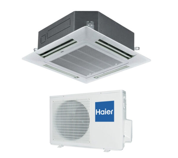 Haier Cassette Airconditioner 24500 Btu AB28ES1ERA R410 compleet met rooster A++Wi-Fi Optioneel ideaal voor 100m3