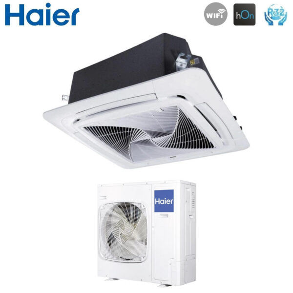 immagine-1-haier-climatizzatore-condizionatore-haier-cassetta-90×90-round-flow-36000-btu-abh105h1erg-monofase-r-32-wi-fi-optional-con-pannello-no-sensor-incluso-comando-a-filo-haier-y