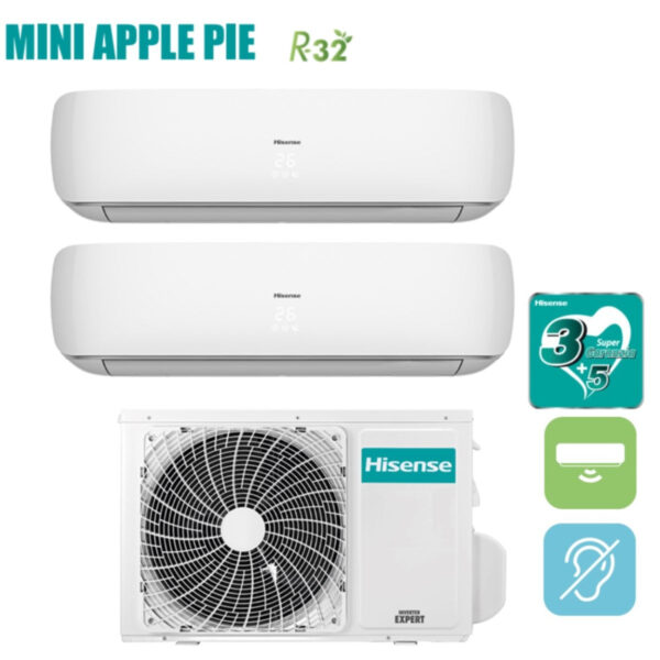 immagine-1-hisense-climatizzatore-condizionatore-hisense-dual-split-inverter-serie-mini-apple-pie-99-con-2amw50u4rxa-r-32-wi-fi-optional-90009000-ean-8059657013194-jpg