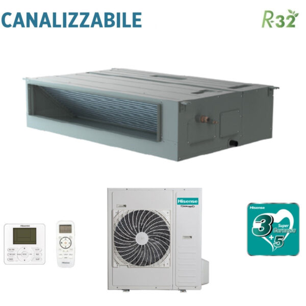 immagine-1-hisense-climatizzatore-condizionatore-hisense-inverter-canalizzato-canalizzabile-42000-btu-aud125ux4shh3-auw125u4rt5-r-32-con-telecomando-di-serie-e-cablato-jpg