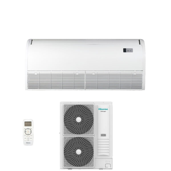 immagine-1-hisense-climatizzatore-condizionatore-hisense-inverter-soffitto-pavimento-serie-turbo-42000-btu-auv125ur4rc8-auw125u6rn8-r-32-wi-fi-optional-con-telecomando-di-serie-inclus