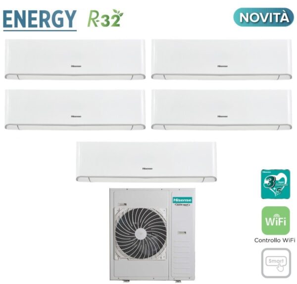 immagine-1-hisense-climatizzatore-condizionatore-hisense-penta-split-inverter-serie-energy-99121212-con-5amw125u4rta-r-32-wi-fi-integrato-90009000120001200012000-novita-jpg