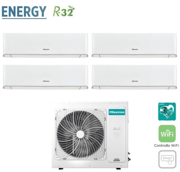 immagine-1-hisense-climatizzatore-condizionatore-hisense-quadri-split-inverter-serie-energy-991212-con-4amw81u4raa-r-32-wi-fi-integrato-900090001200012000-jpg