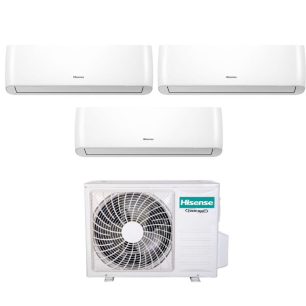 Hisense Trial Split Inverter Airconditioner ENERGY PRO 9+9+9 serie met 3AMW72U4RFA R-32 Geïntegreerde Wi-Fi 9000+9000 - Nieuw