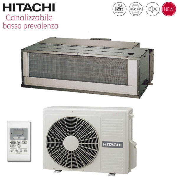 immagine-1-hitachi-climatizzatore-condizionatore-hitachi-inverter-canalizzato-bassa-prevalenza-18000-btu-rad-50rpe-r-32-wi-fi-optional-con-comando-a-parete-novita-jpg