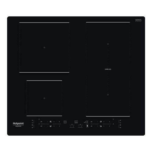 Hotpoint Ariston Inductiekookplaat Hotpoint F157703 Hb 4860B Ne 4 Foods (L59xP51) Vetroceramisch Zwart