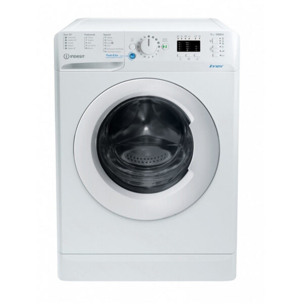 Indesit wasmachine met voorlader, 7 kg BWSA 71051 W IT N, 1000 toeren, klasse E