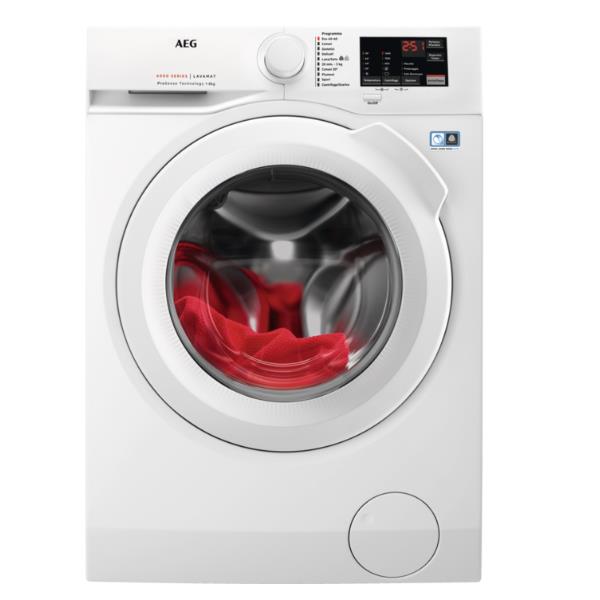 Aeg 8 kg wasmachine met voorlader, serie 6000, 1400 tpm L6FBI843, klasse C