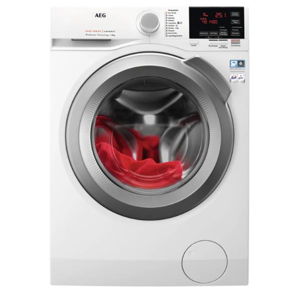 AEG Frontlader Wasmachine 8 kg L6FEG843 6000 Serie ProSense SoftPluse Eco Timesaver Technologie 1400 RPM Klasse C