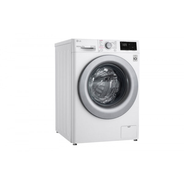 Wasmachine met voorlader LG F4WV308S4B Stoomwas AI DD 8 kg 1400 RPM Klasse B