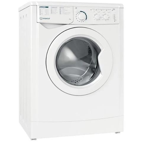 Indesit wasmachine met voorlader, 7 kg EWC71252WITN klasse E, 1200 tpm (H85 x L59,5 x P51,7) Extra wasbeurt EWC 71252 W IT N
