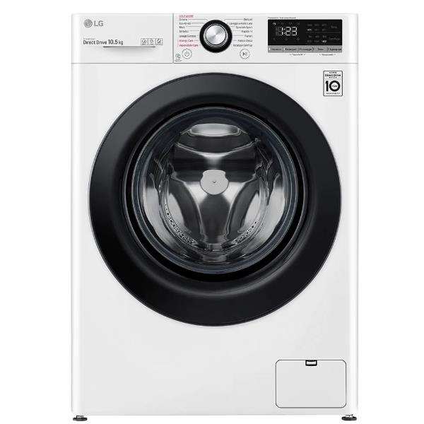 LG Frontlader Wasmachine 10,5 kg AI DD V3 Serie F4WV310SAE Klasse A (A85xL60xP56.5) 1400 RPM Stoomwas - Inverter Direct Drive