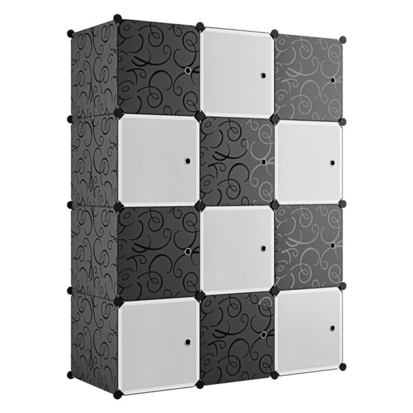 immagine-1-le-stelle-armadio-12-moduli-in-plastica-colore-bianco-e-nero-ean-8024299800778-ean-8024299800778-jpg